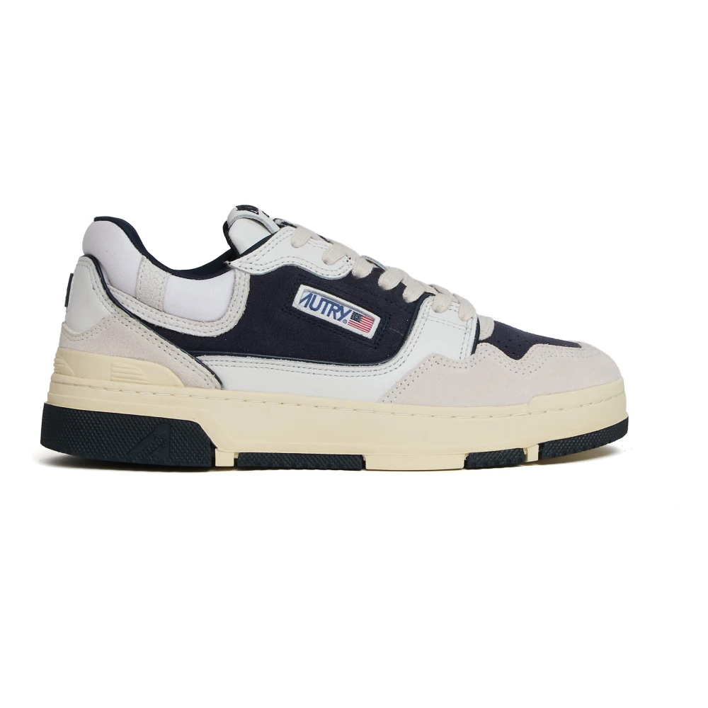 Autry Witte Leren Sneakers voor Mannen Heren Schoenen Veelkleurig Multicolor