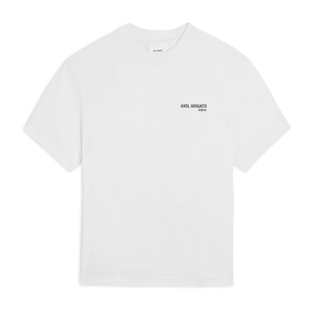 Axel Arigato Legacy Wit Tee-Shirt Biologisch Katoen White Heren