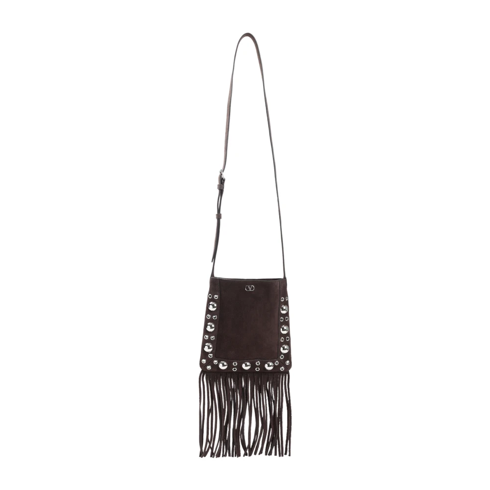 Valentino Garavani Donna Marrone - Borsa A Tracolla Piccola - Bags - One Size