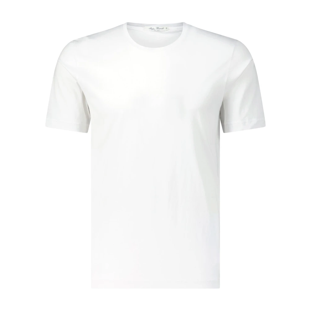 Stefan Brandt Klassiek Katoenen T-Shirt Egon White Heren