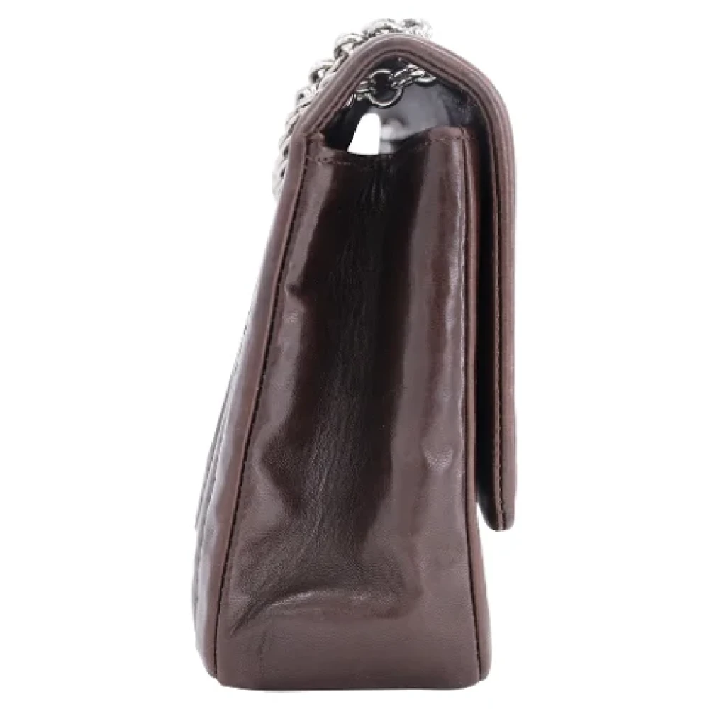 Chanel Vintage Pre-owned Leather chanel-bags Brown Dames