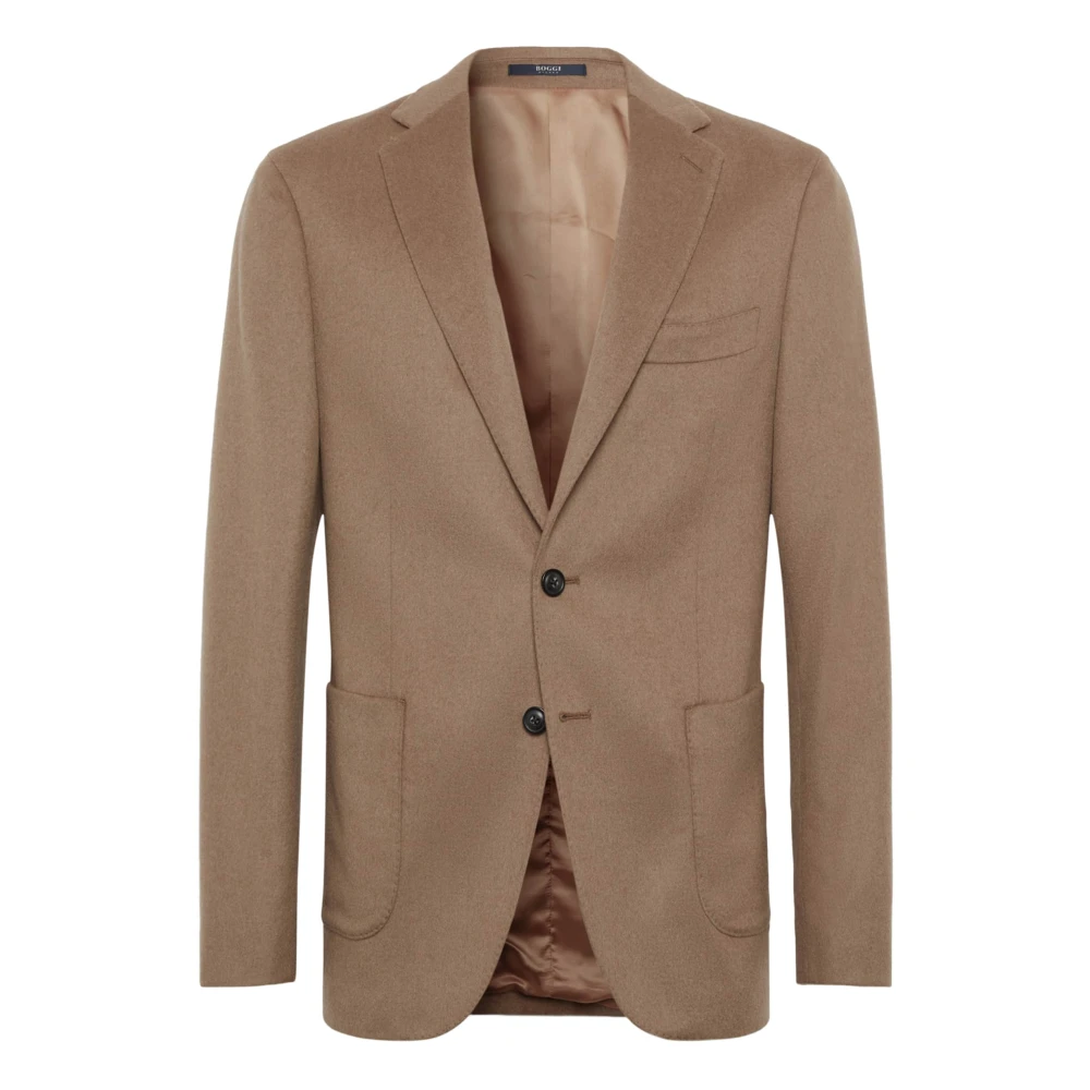Boggi Milano Cashmere Jas Beige Heren