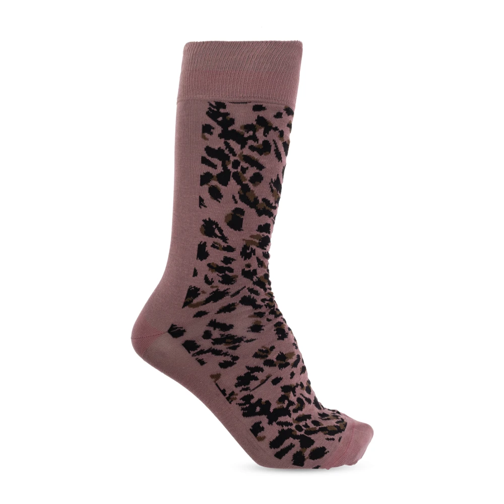 Paul Smith Katoenen sokken met dierenmotief Pink Heren