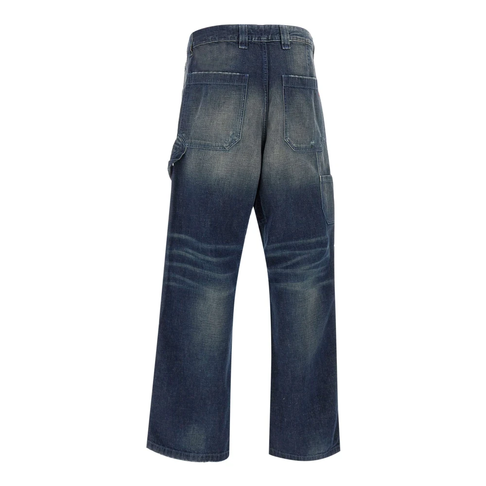 Diesel Werkkleding Stijl Blauwe Jeans Blue Heren