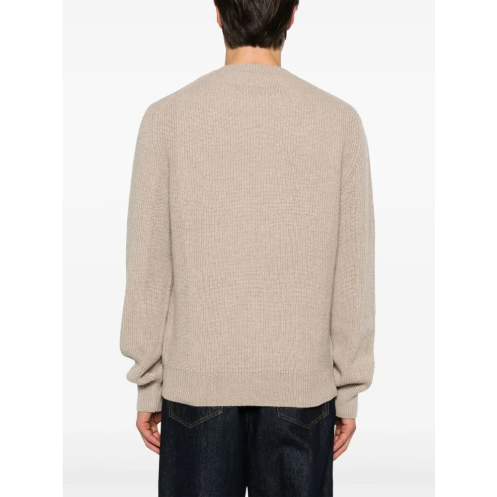 Ermenegildo Zegna Crewneck Sweater Beige Heren