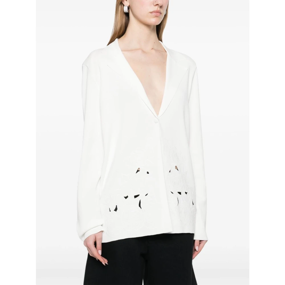 Blugirl Wit Buitenkleding Ss25 Stijlvol Chic Look White Dames