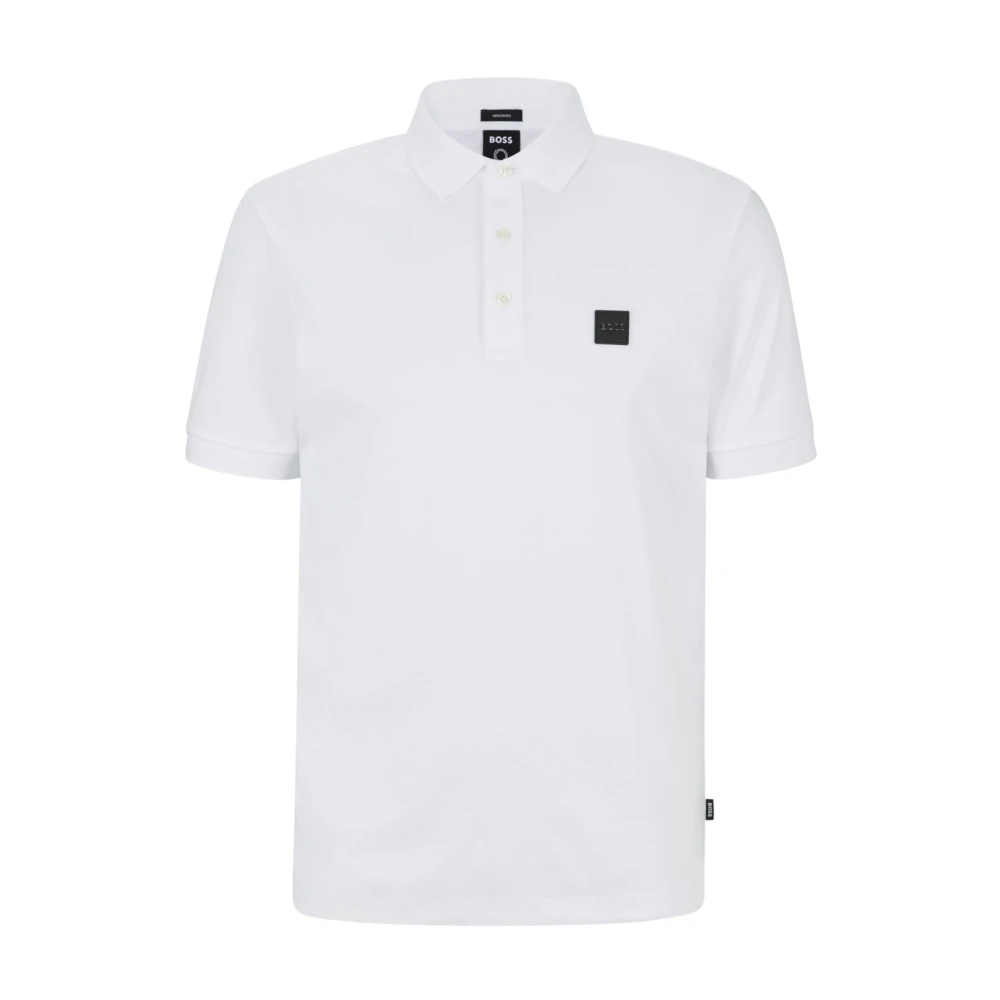 Boss Men's White Classic Polo Shirt