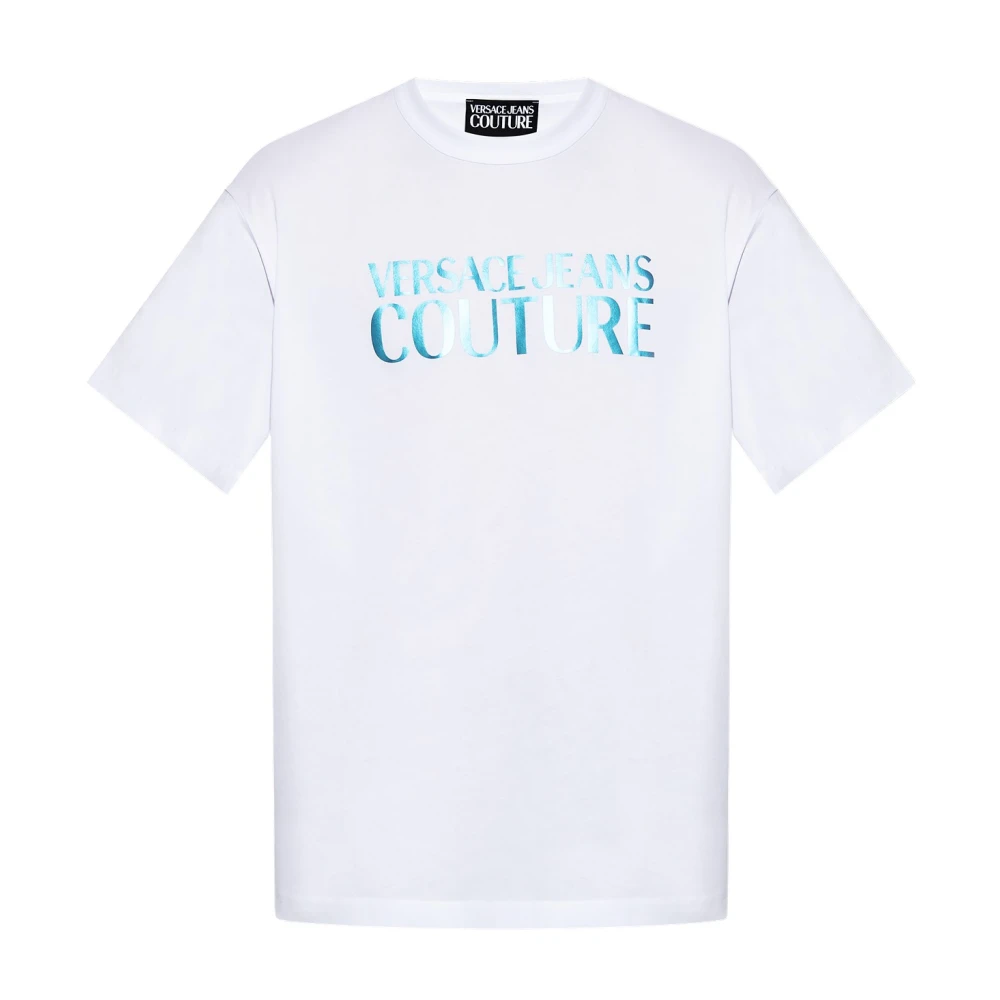 Versace Jeans Couture T-shirt med logotyp White, Herr