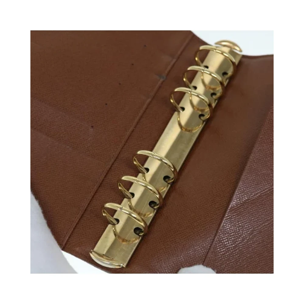 Louis Vuitton Vintage Pre-owned Leather home-office Brown Dames