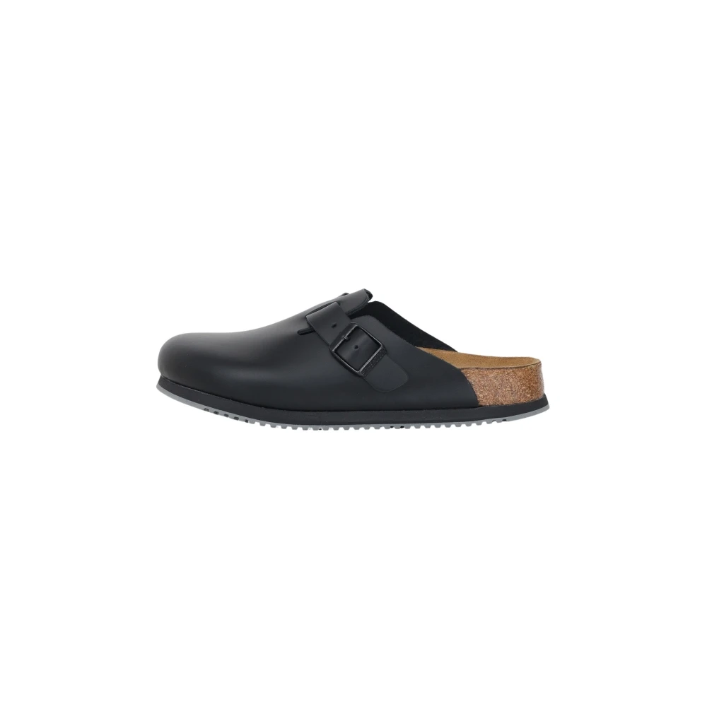 Birkenstock Boston Svarta Träskor Black, Dam