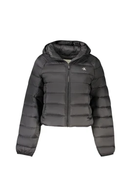 Svart Nylon Damjacka
