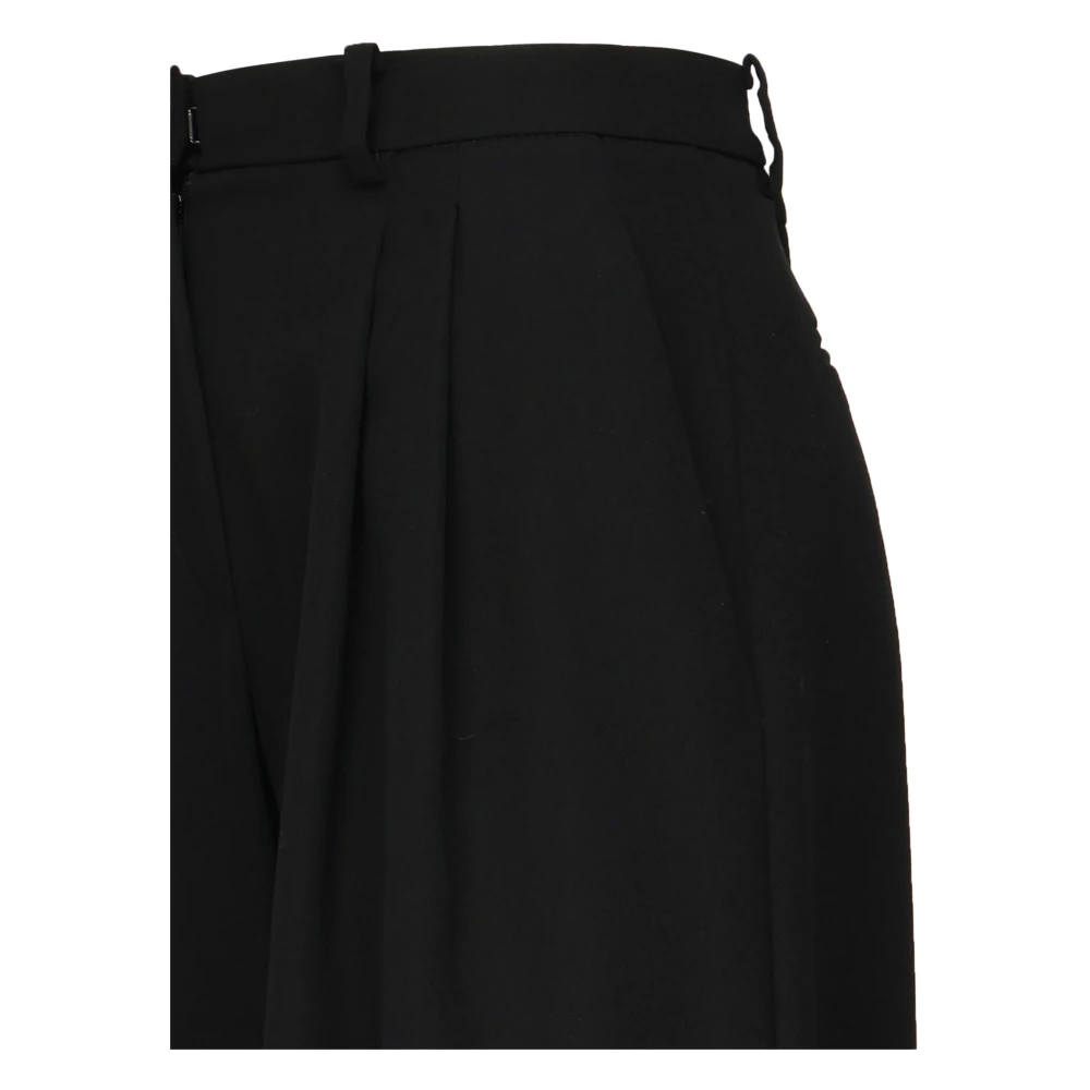 Magda Butrym Zwarte Broek Black Dames