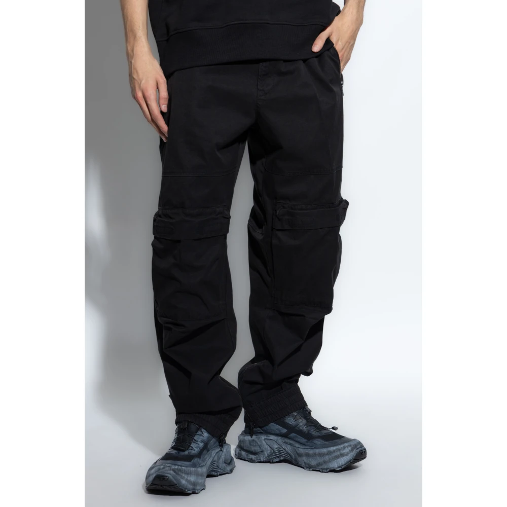 Diesel Broek met zakken Black Heren