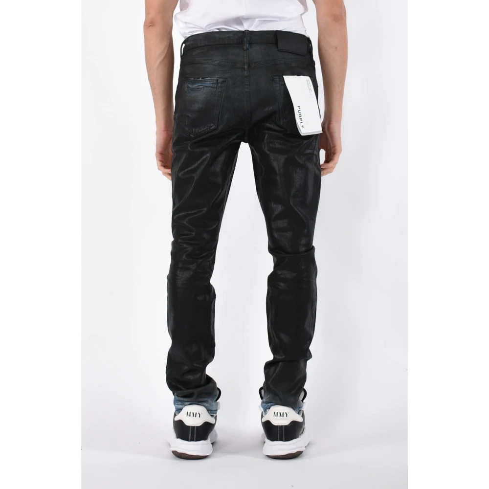 Purple Brand Indigo Skinny Denim Jeans Black Heren