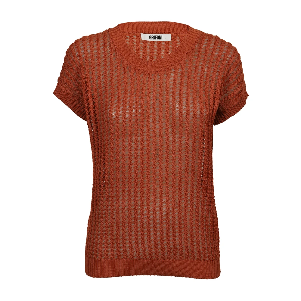 Knitwear > Round-neck Knitwear - - Mauro Grifoni - Modalova