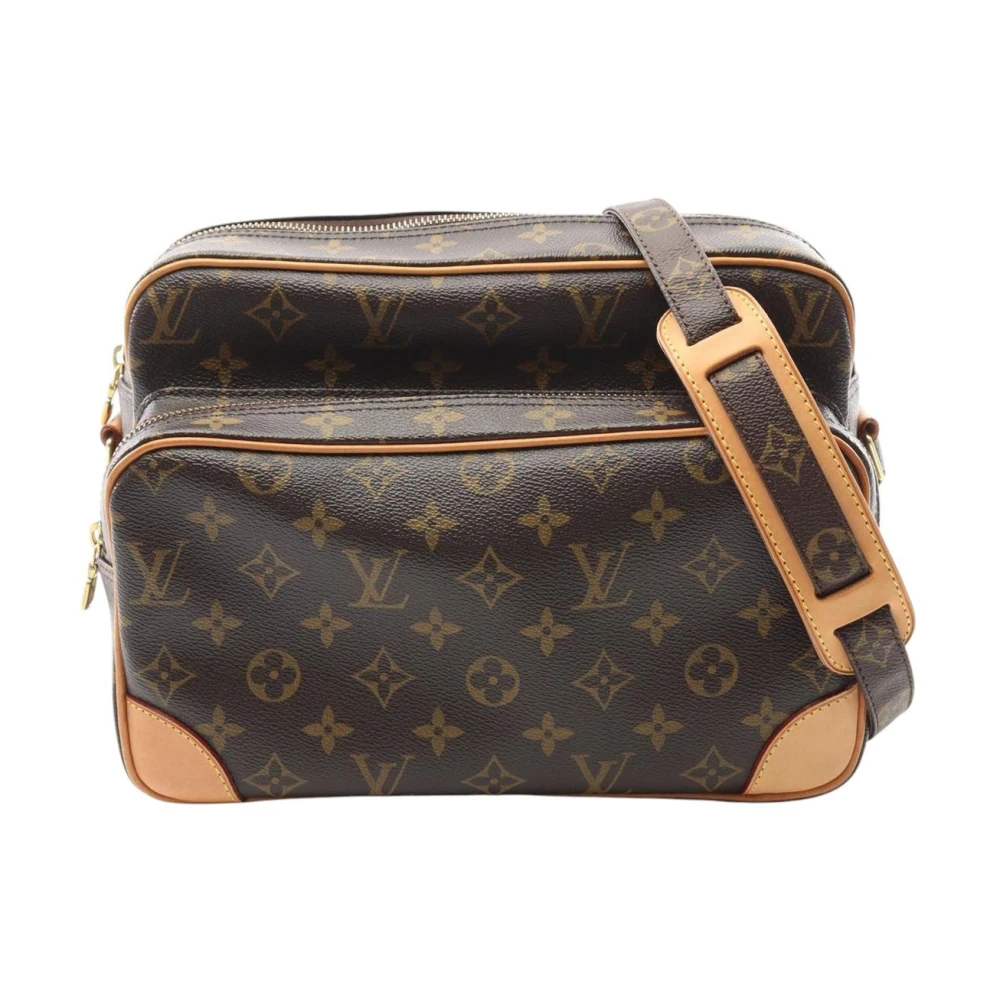 Louis Vuitton Vintage Women's Brown Pre-Owned Monogram Canvas Crossbody Bag