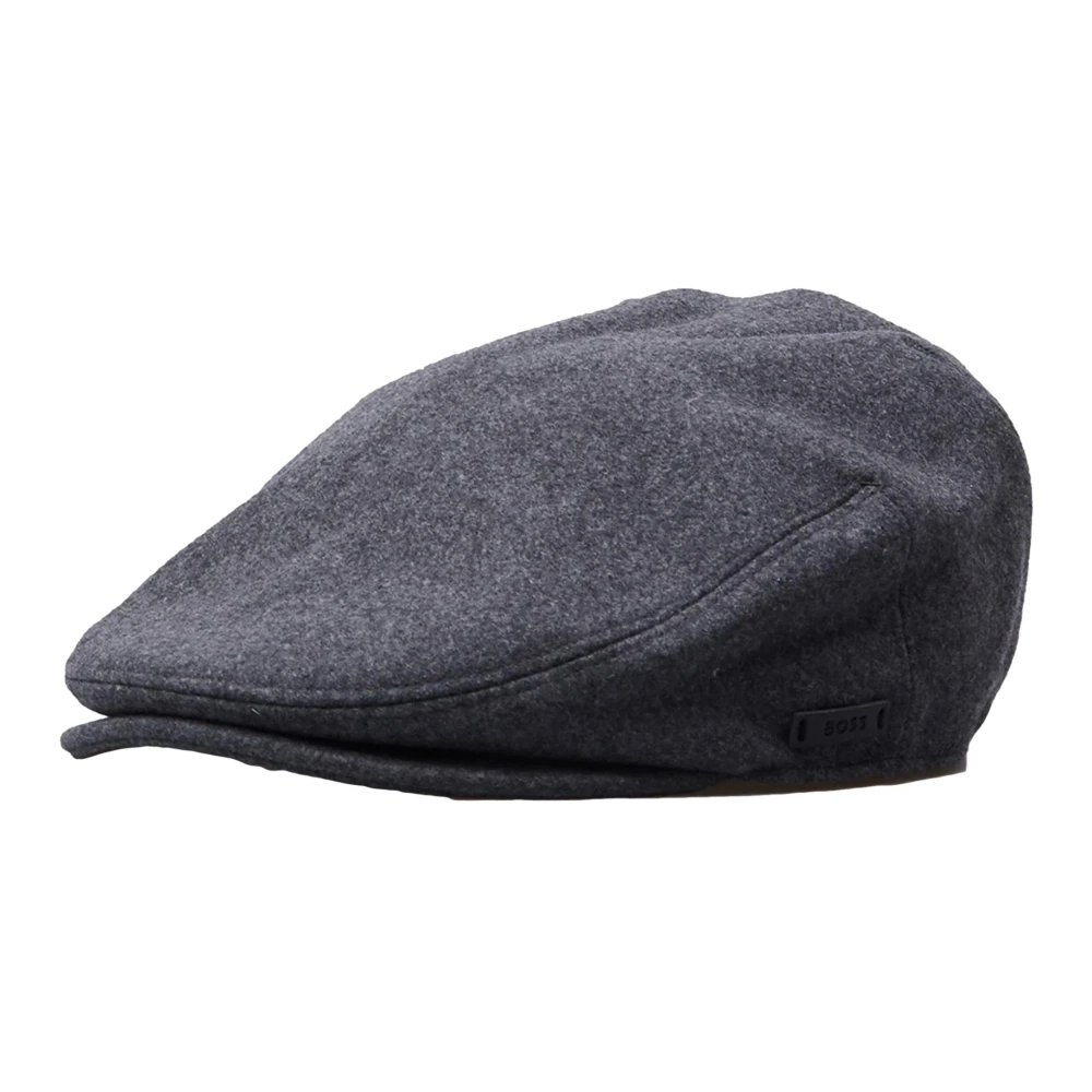 Hugo Boss Wool Blend Hat Stefaan Gray Heren