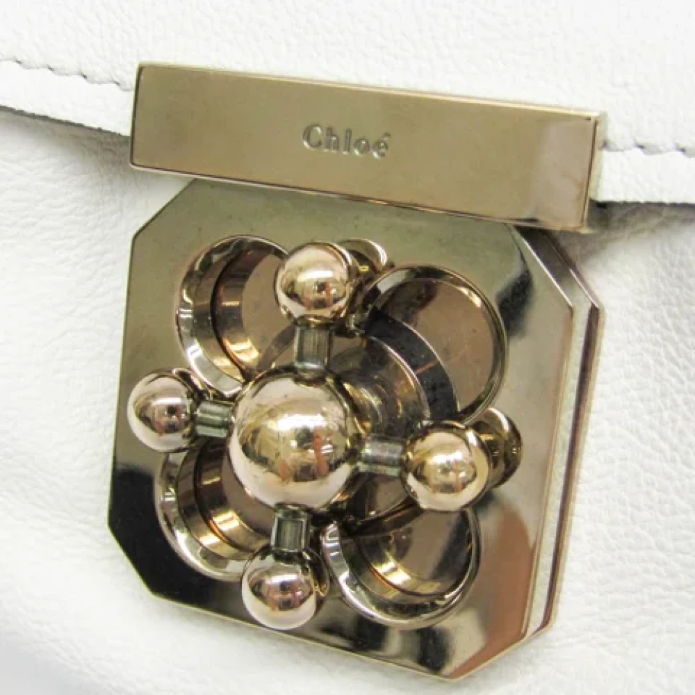 Chloé Pre-owned Leather handbags Beige Dames