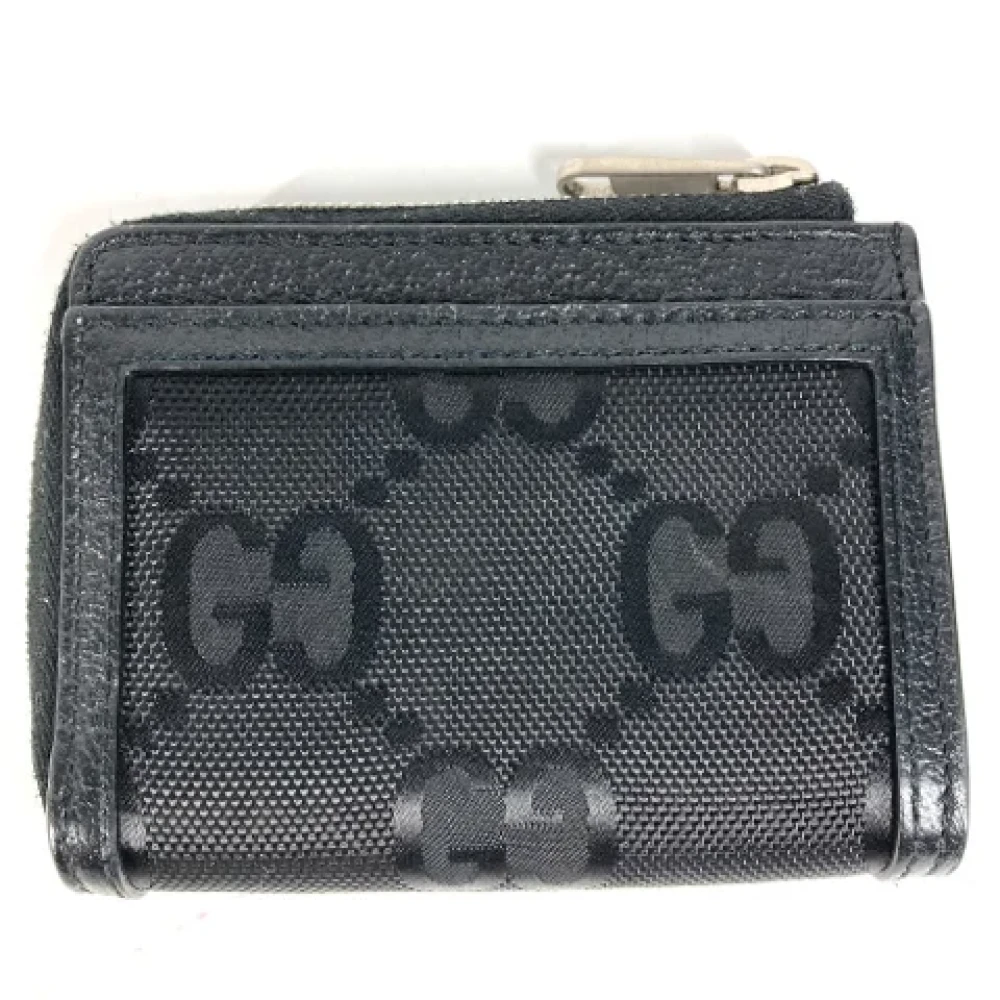 Gucci Vintage Pre-owned Leather wallets Black Dames
