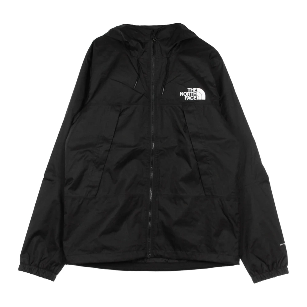 The North Face Mountain Q Windbreaker Jas Zwart Wit Black Heren