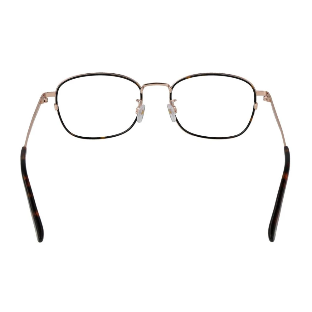 Bally Bruine Titanium Rechthoekige Optische Monturen Brown Heren