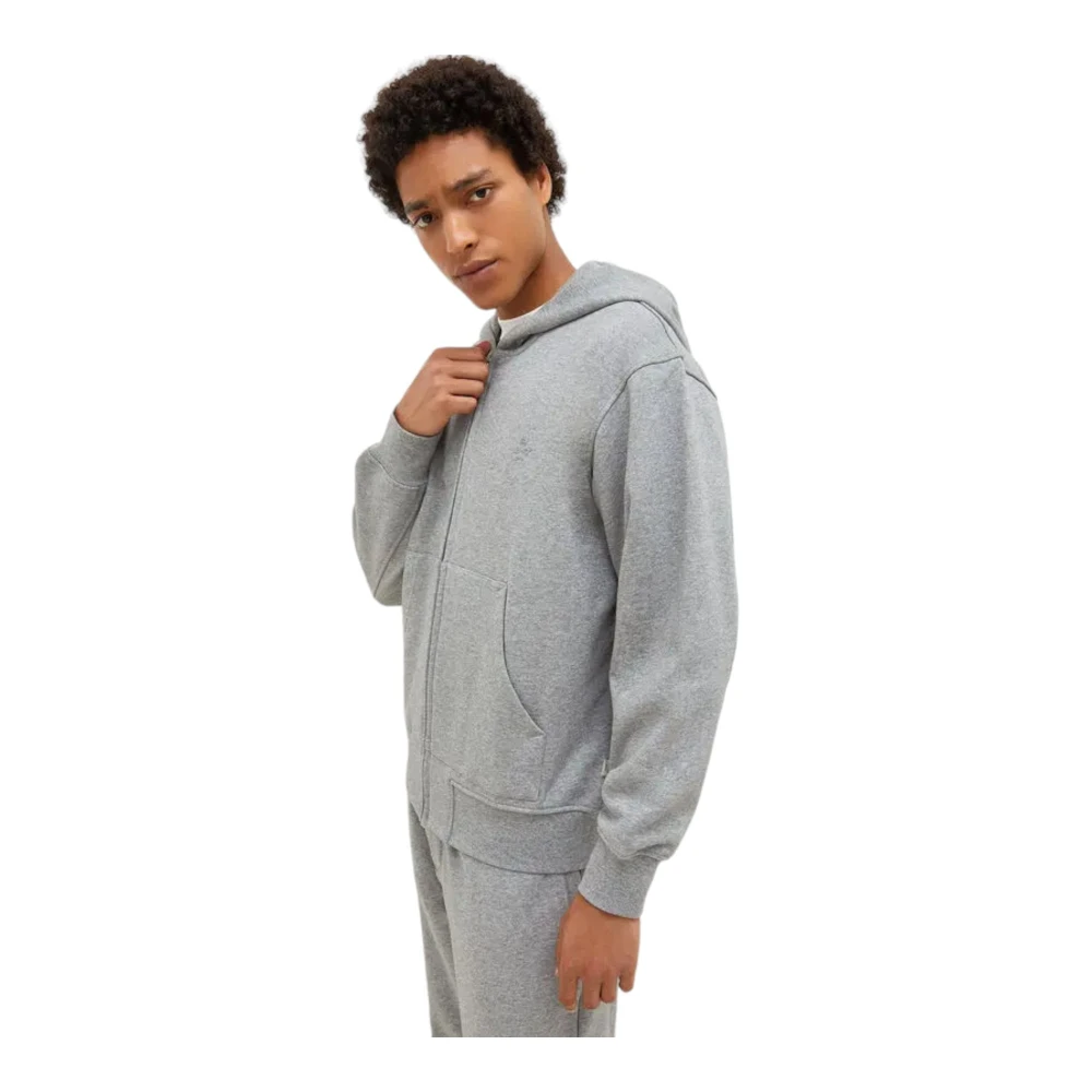 Liu Jo Zip Hoodie Gray Heren