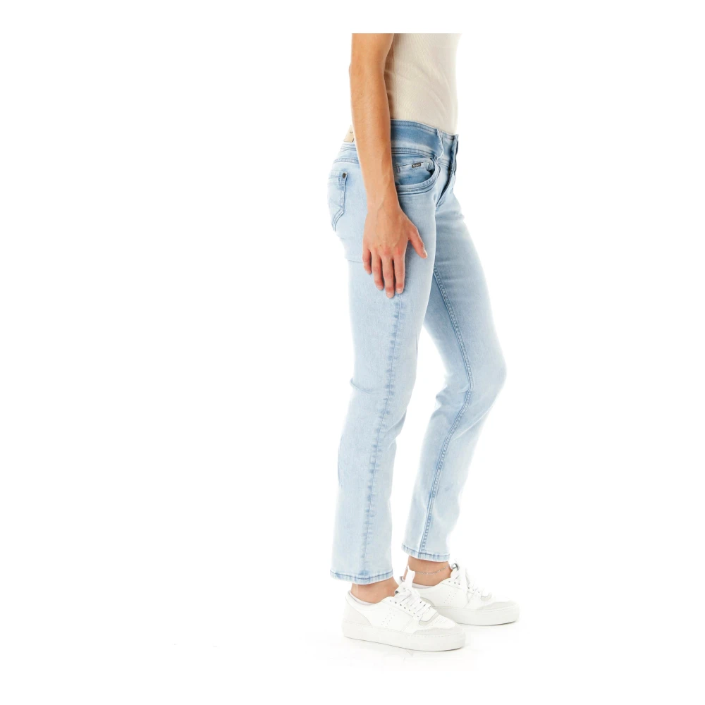Pepe Jeans Midwaist Straight Fit Jeans Blue Dames