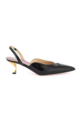 Wingtip Slingback Skor