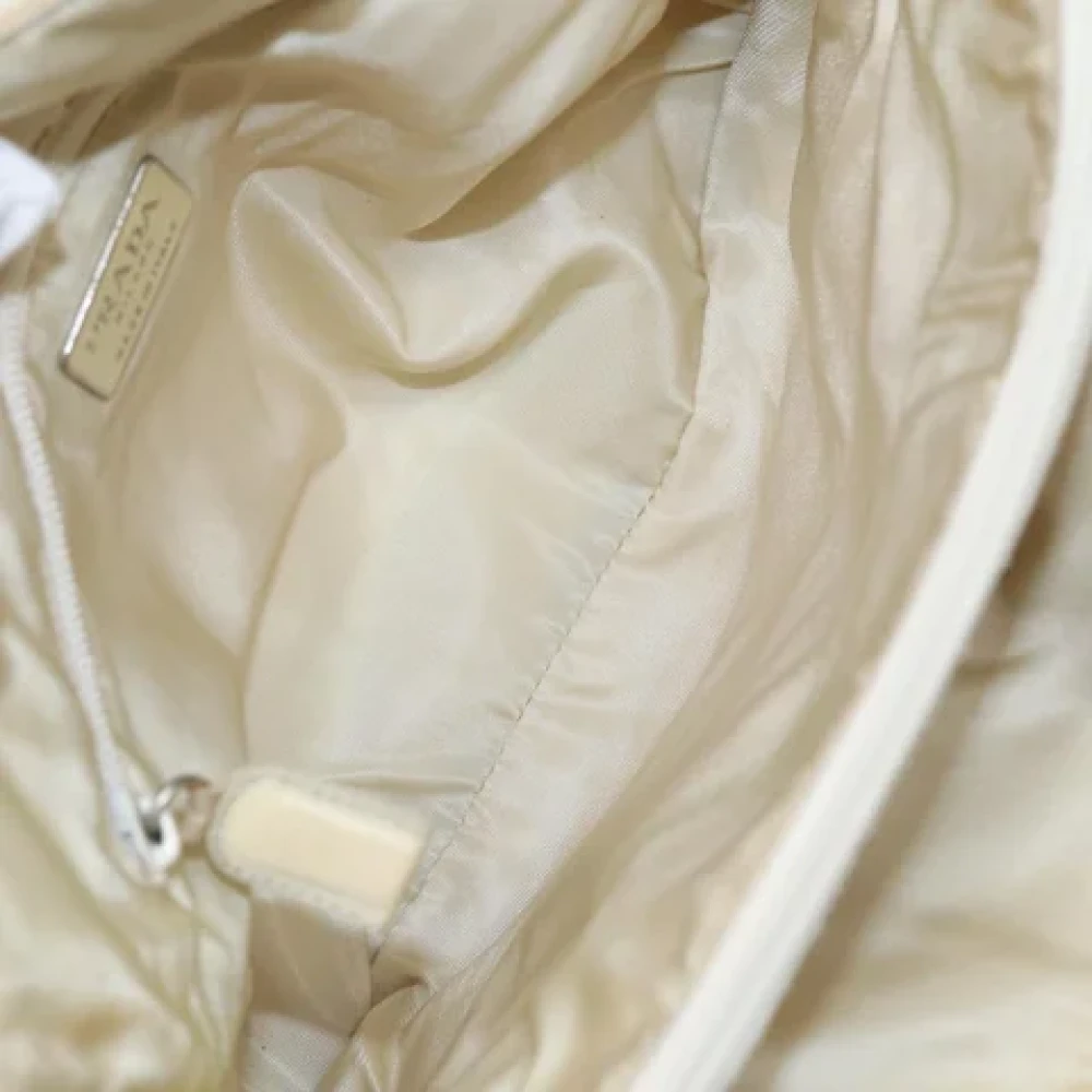 Prada Vintage Pre-owned Fabric prada-bags Beige Dames