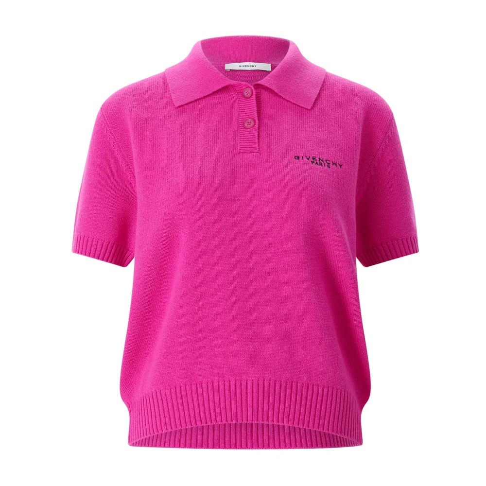 Givenchy Kvinno Rosa Toppar Dam, M, Kashmir, Polo Shirts