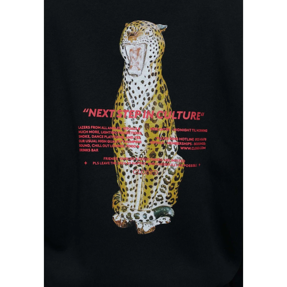 closed Gedrukte Crewneck Sweatshirt Black Dames
