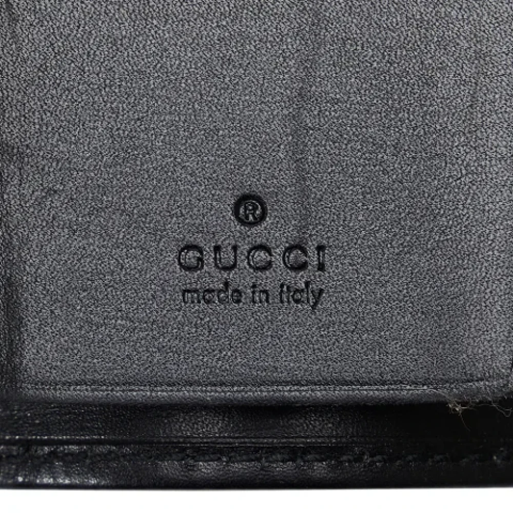 Gucci Vintage Pre-owned Nylon key-holders Black Dames