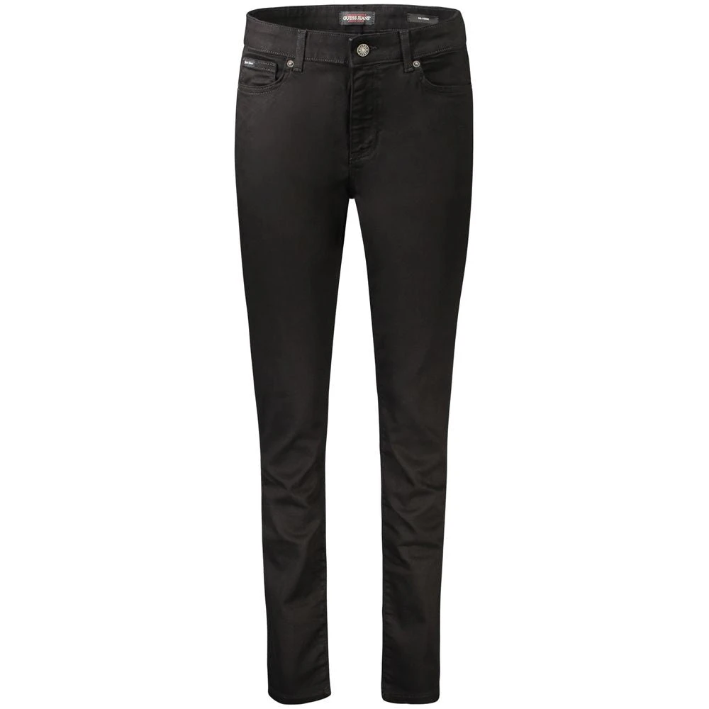 Guess Women's Black Cotton Skinny Jeans - Skinny Fit Jeans - W27 L30 - Jeans