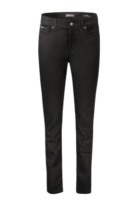 Svart Bomull Dam Skinny Jeans