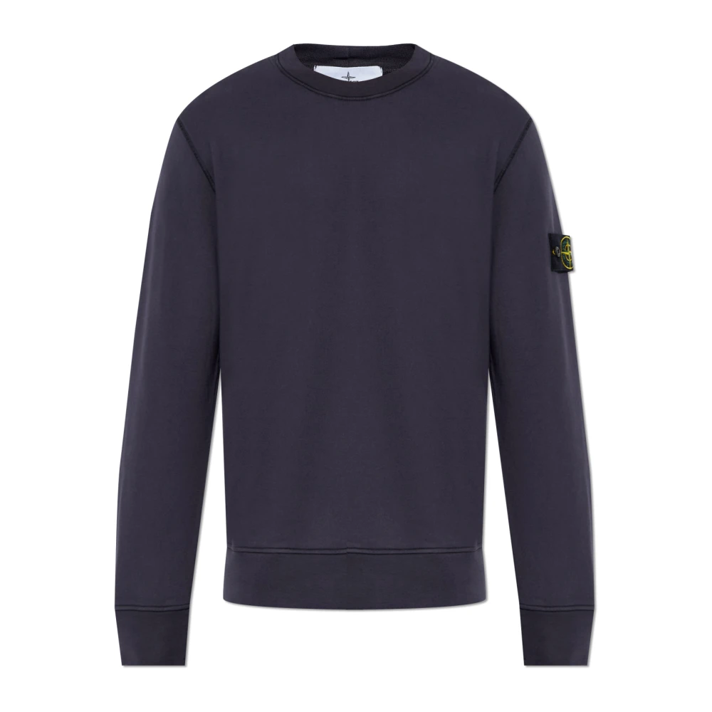 Stone Island Men's Gray Sweatshirt With Logo