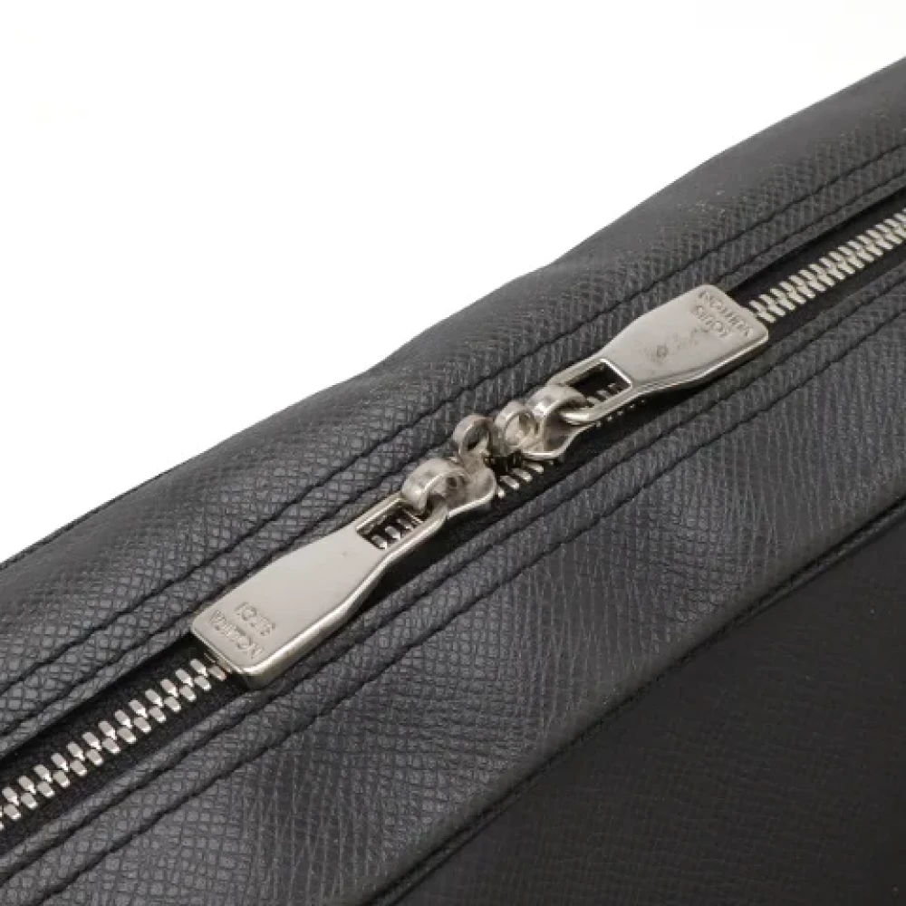 Louis Vuitton Vintage Pre-owned Leather briefcases Black Dames