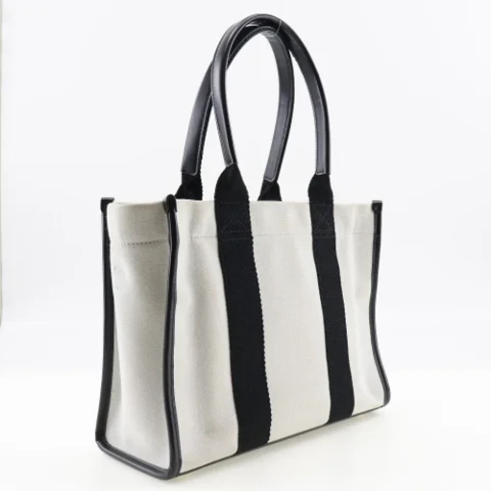 Balenciaga Vintage Pre-owned Canvas shoulder-bags White Dames