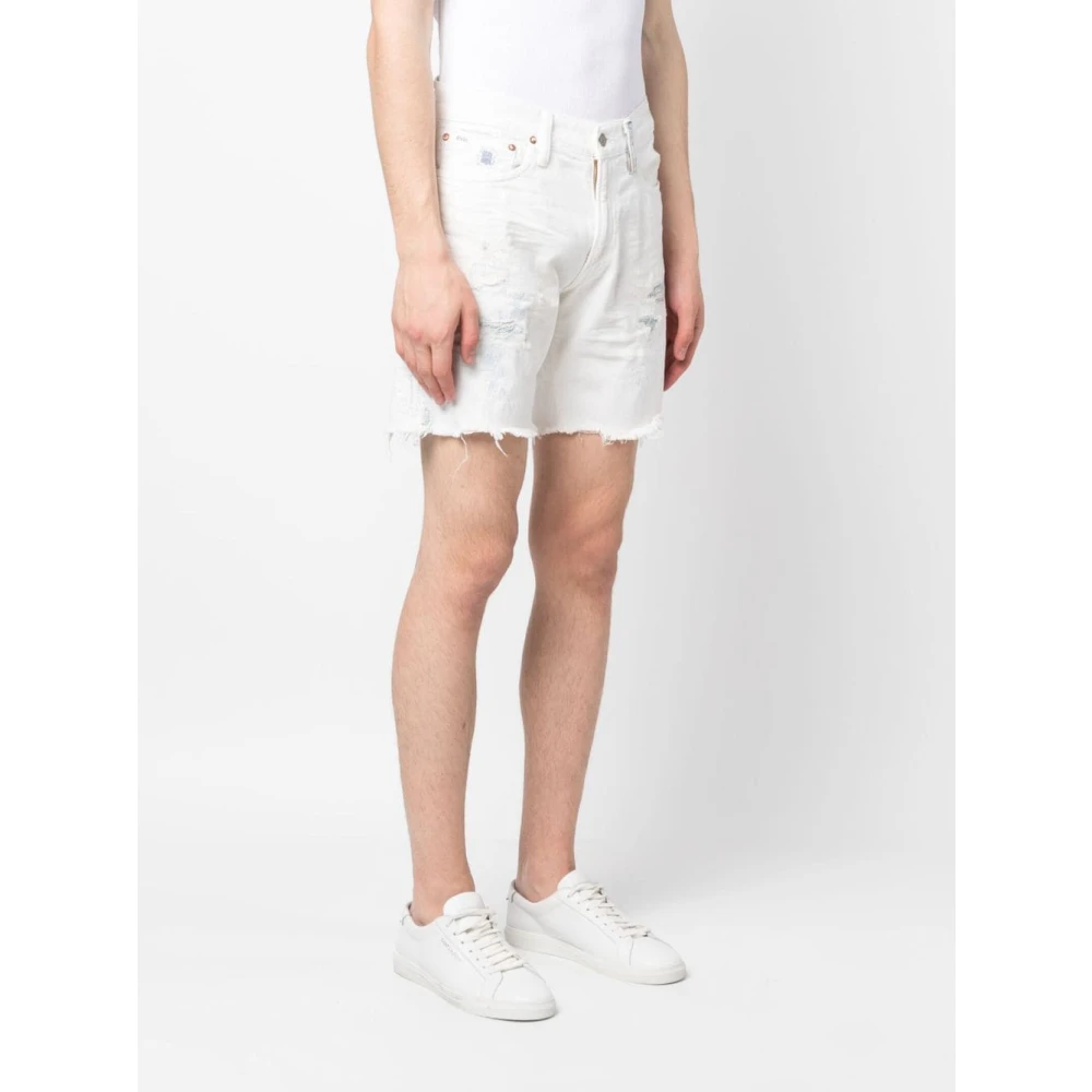 Ralph Lauren Denim Shorts Ssullivan 5-Pocket Stijl White Heren