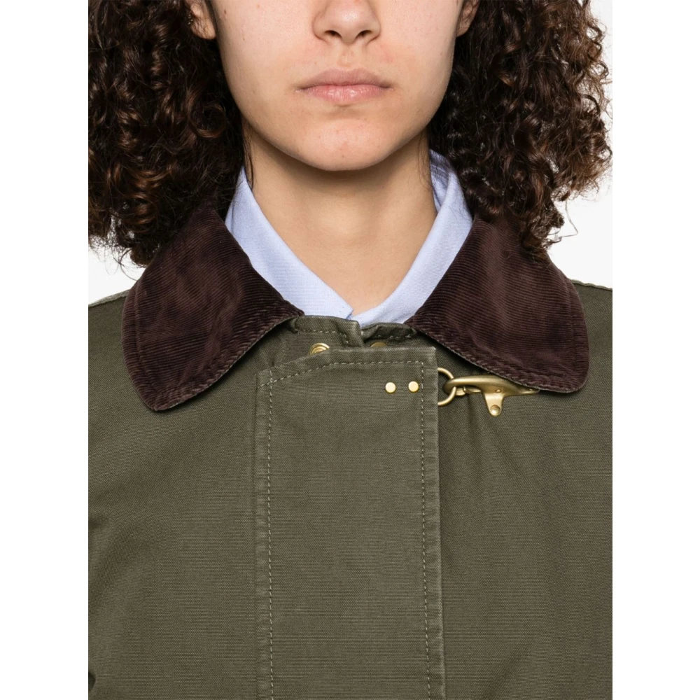 Fay Groene Parka Dames Buitenkleding Green Dames