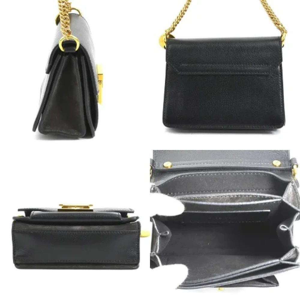 Givenchy Pre-owned Leather shoulder-bags Black Dames