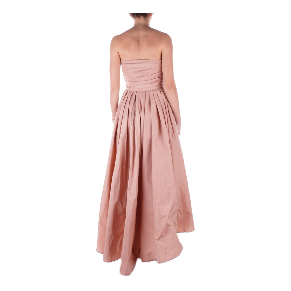 pinko Elegante Roze Jurk met Zijrits Pink Dames