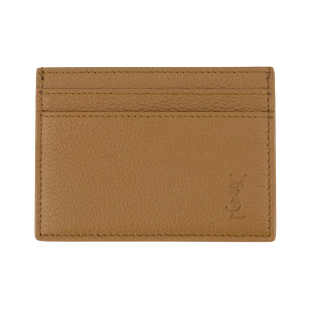 Saint Laurent Men's Brown Wallets & Cardholders, One Size, Shadow Cardholder