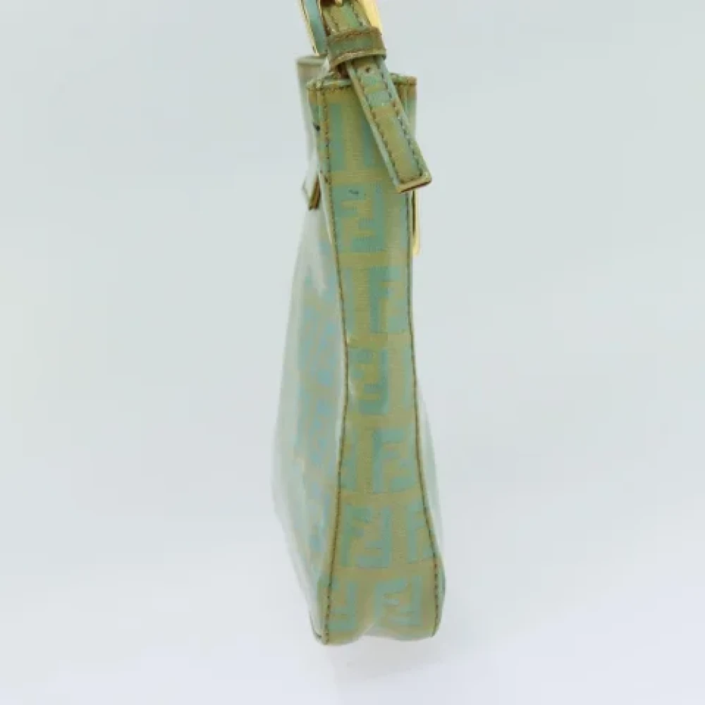 Fendi Vintage Pre-owned Canvas fendi-bags Green Dames