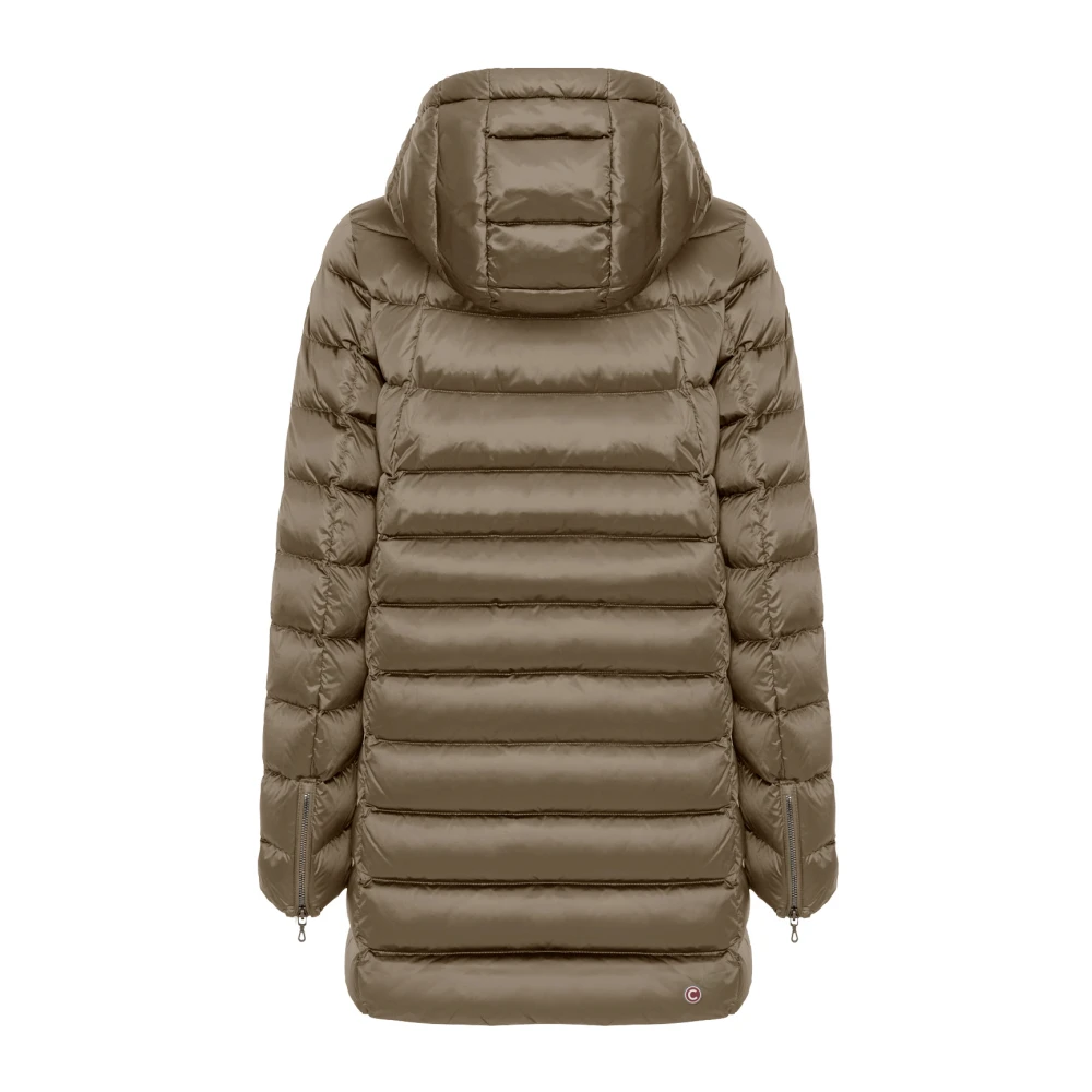 Colmar Dove Grey Winterjas met Rits Green Dames