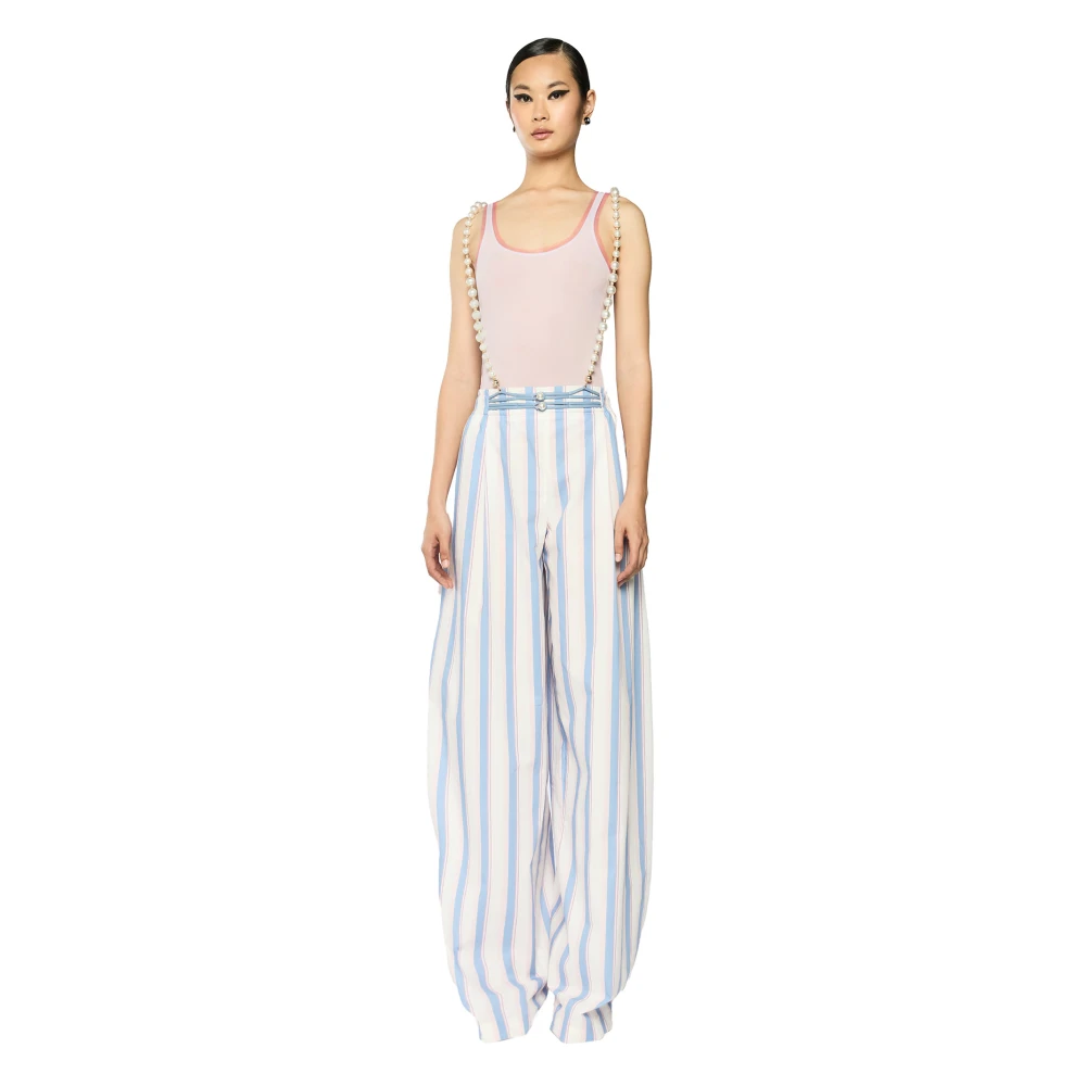 Genny Pastelroze Tanktop met U-Hals Pink Dames