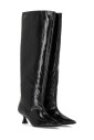 zwarte-naplack-slouchy-blokhak-laars