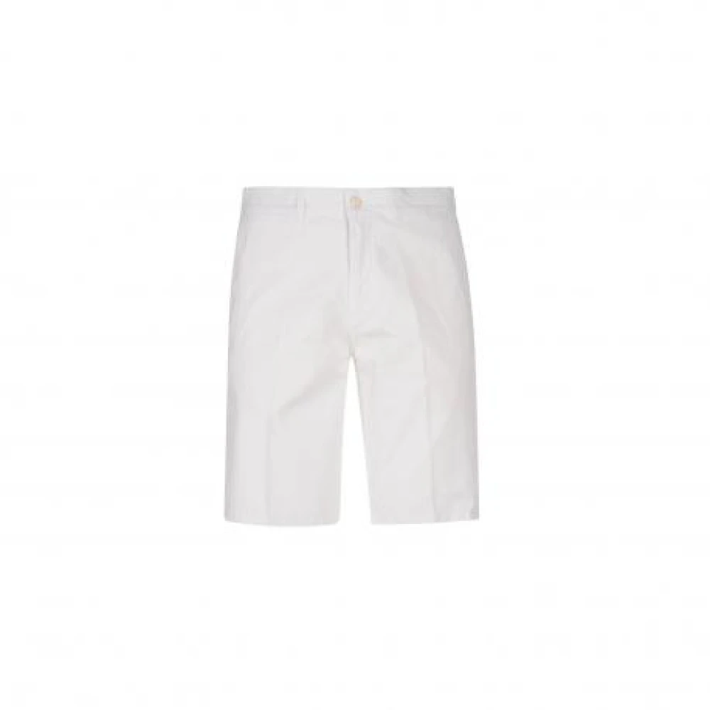 Harmont & Blaine Casual Bermuda Twill Cotton Shorts White Heren