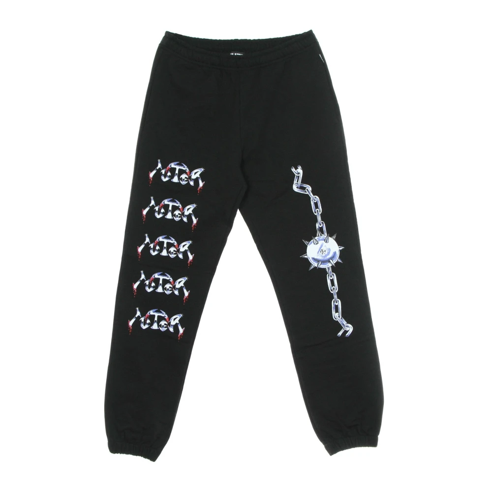 Iuter Uomo Nero - Pantaloni Da Tuta Leggeri Neri - Trousers - S