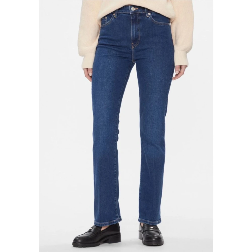 Tommy Hilfiger Bootcut High Waist Jeans Blue Dames