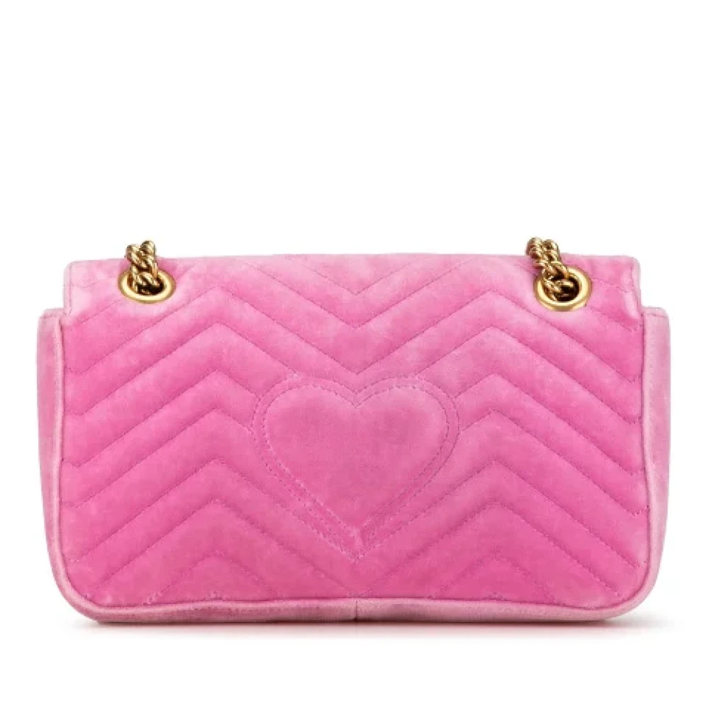 Gucci Vintage Pre-owned Canvas gucci-bags Pink Dames